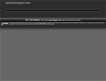 Tablet Screenshot of nylonsexgals.com